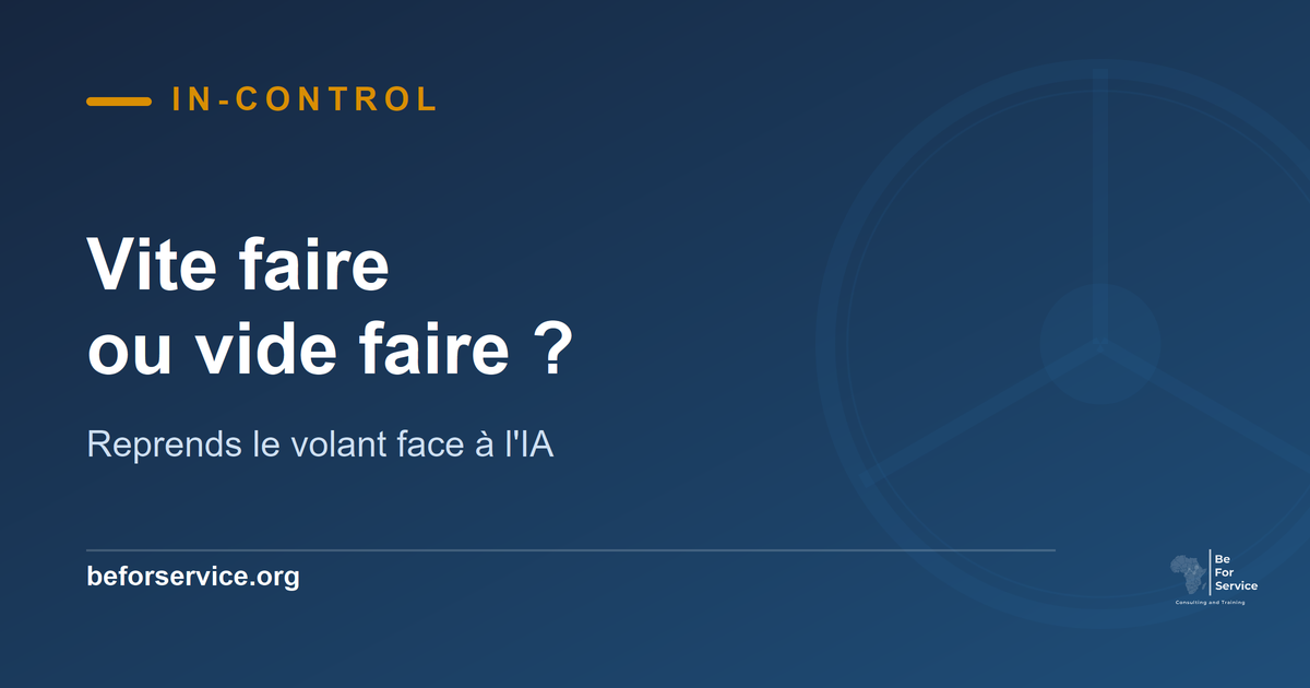 French Supply chain maturity featured banner promoting fast work on empty workflows for consulting services.