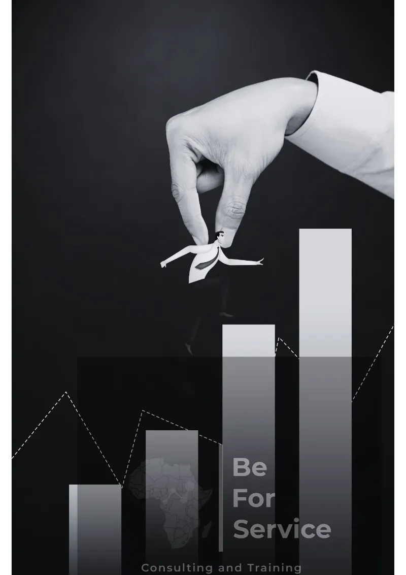 Business performance dashboard with upward growth chart illustrating operational improvement.