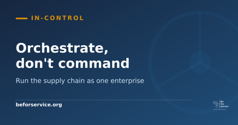 In-Control featured image: Orchestrate, don't command, run the supply chain as one enterprise